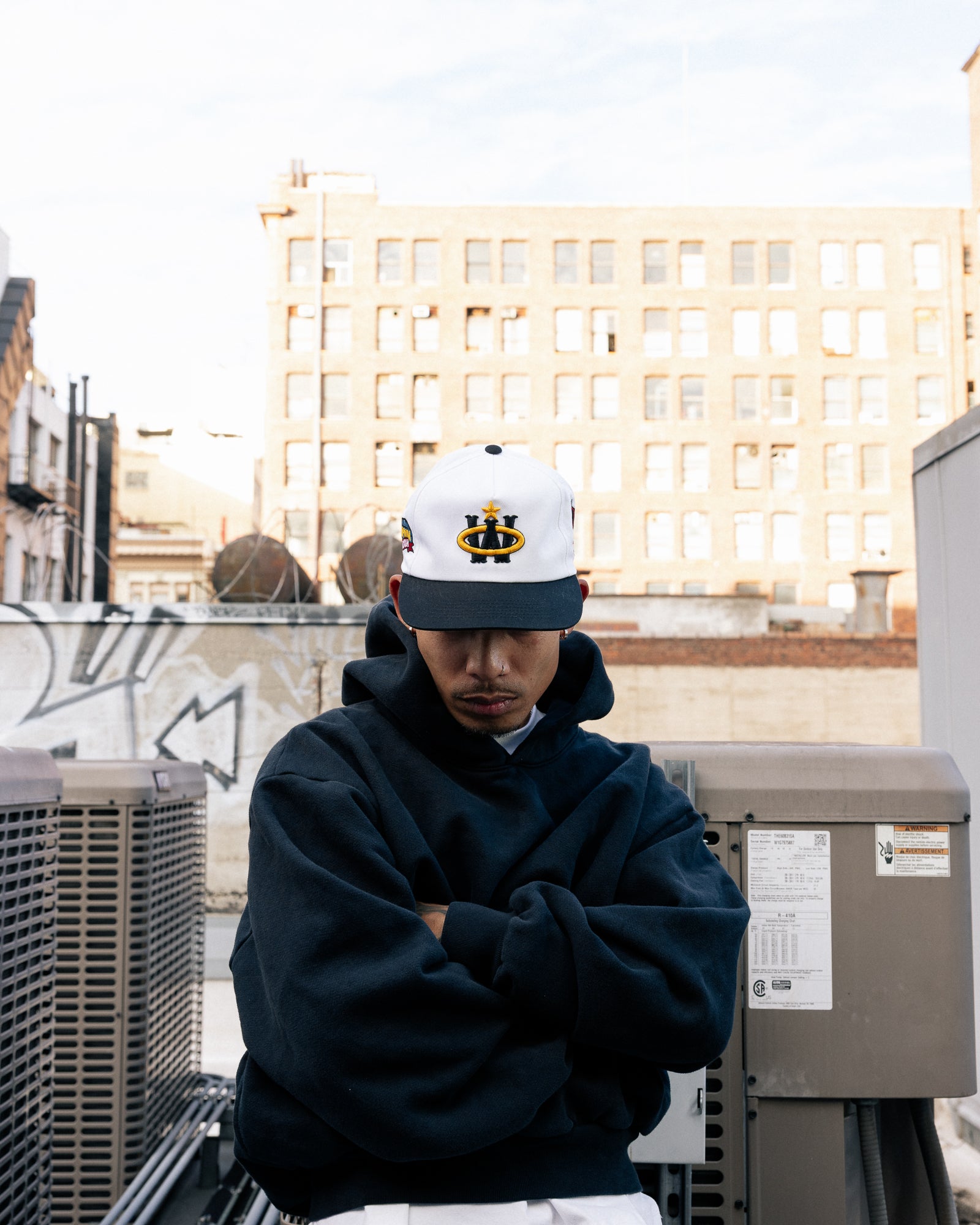 Winner Circle “Crown’d” Hat – White/Black Edition