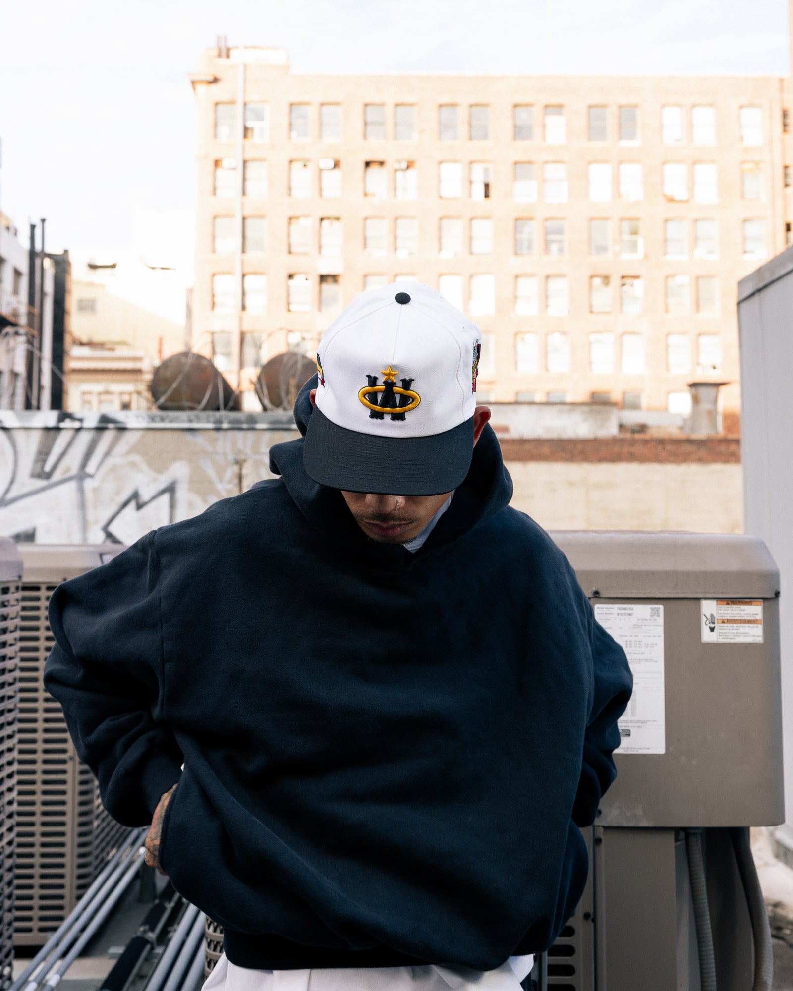 Winner Circle “Crown’d” Hat – White/Black Edition