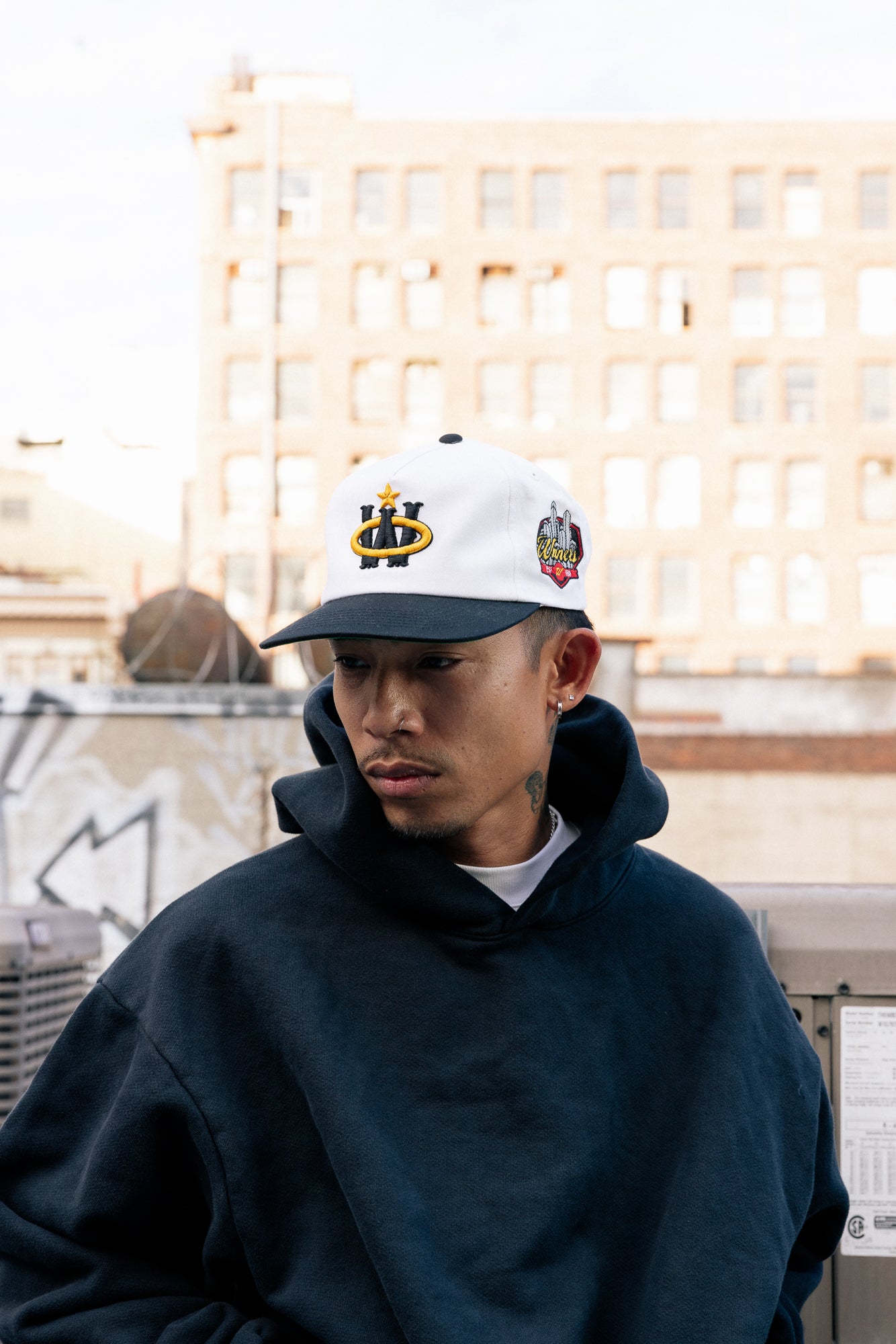 Winner Circle “Crown’d” Hat – White/Black Edition