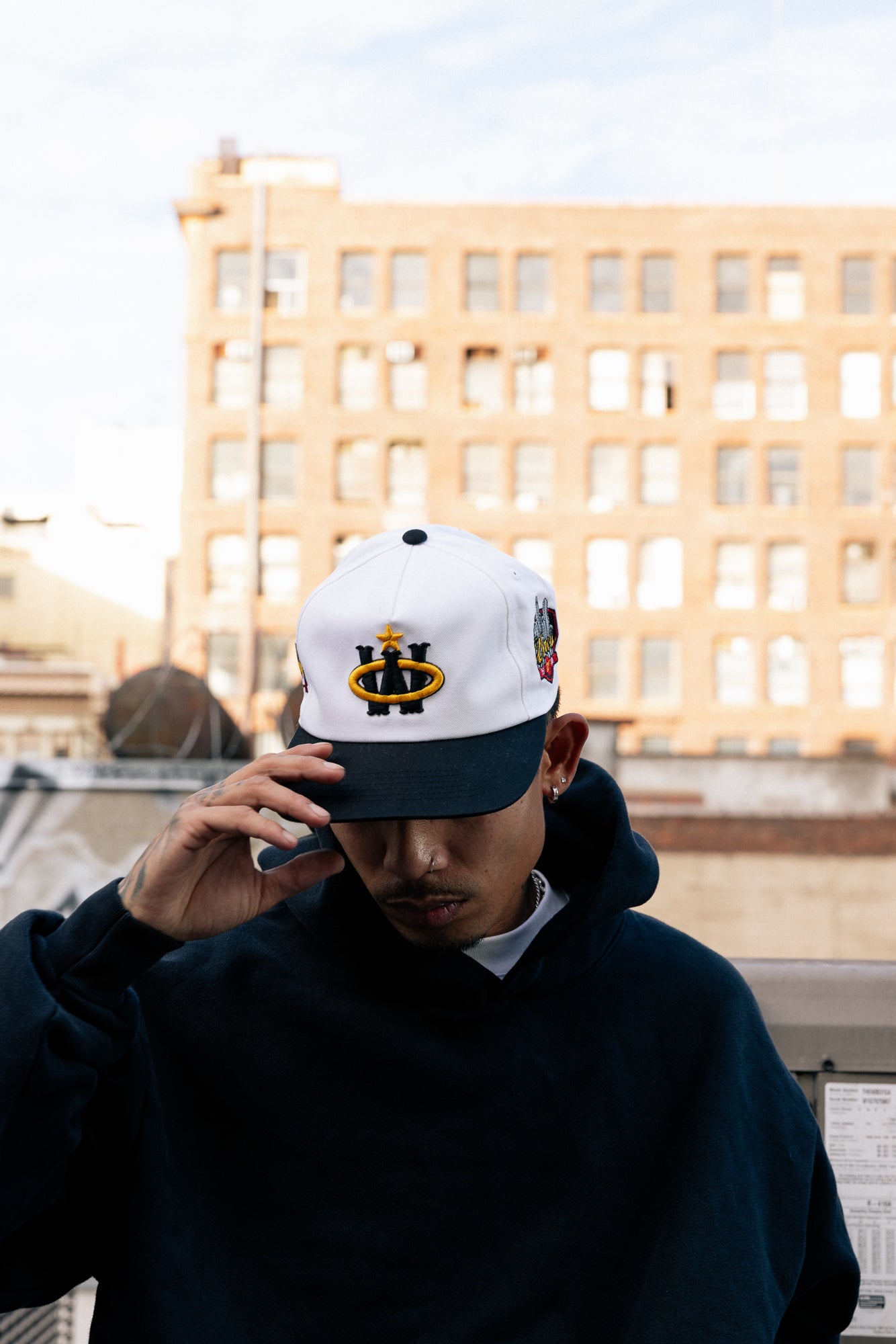 Winner Circle “Crown’d” Hat – White/Black Edition