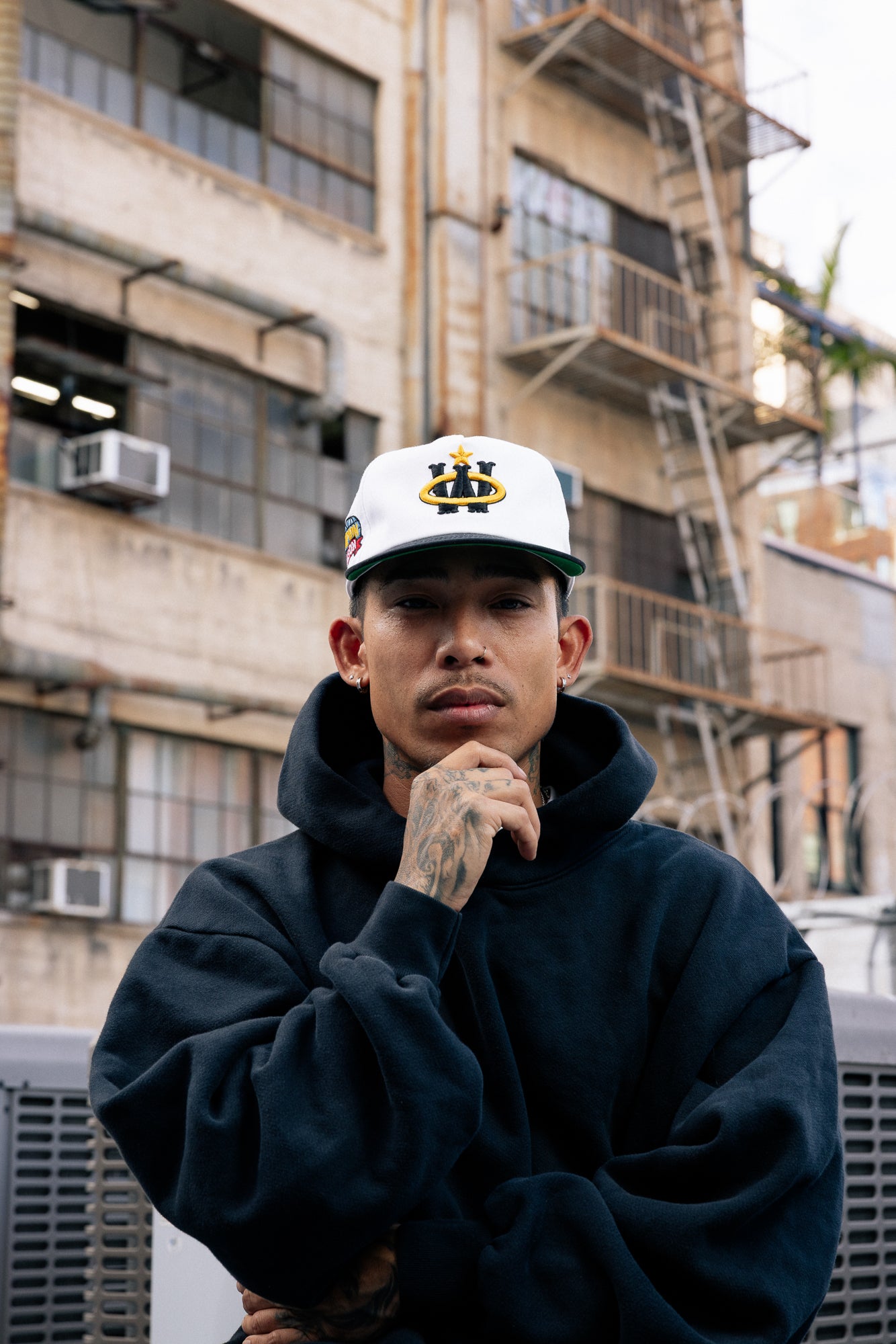 Winner Circle “Crown’d” Hat – White/Black Edition