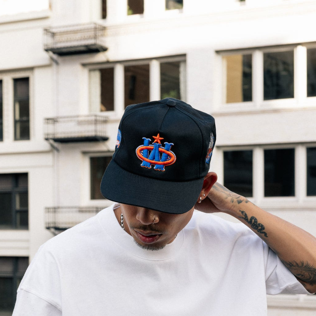 Winner Circle “Empire” Hat – Black/Mets Blue Edition