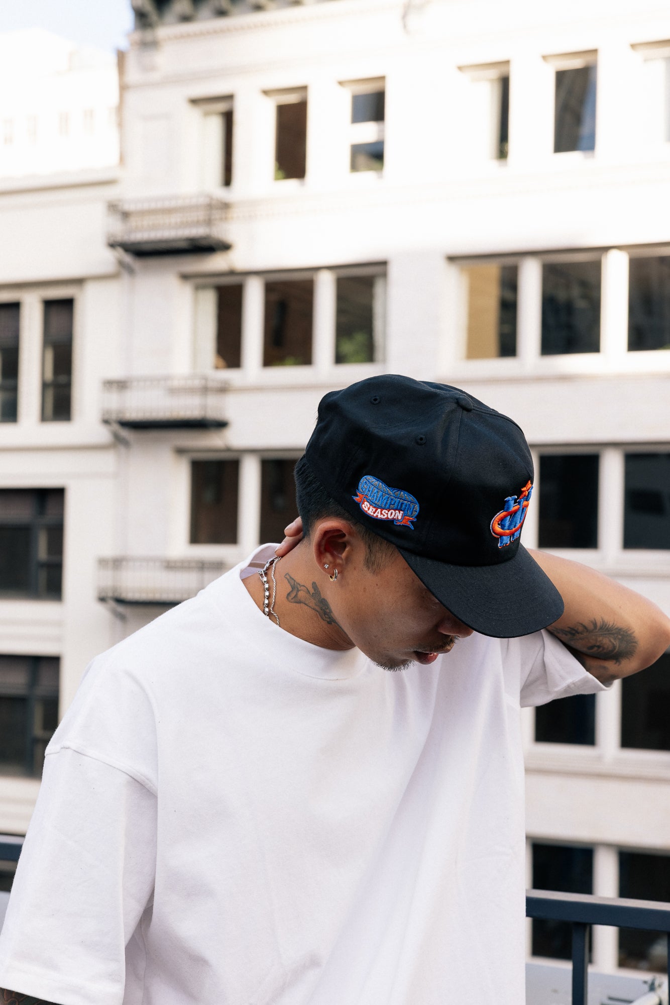 Winner Circle “Empire” Hat – Black/Mets Blue Edition