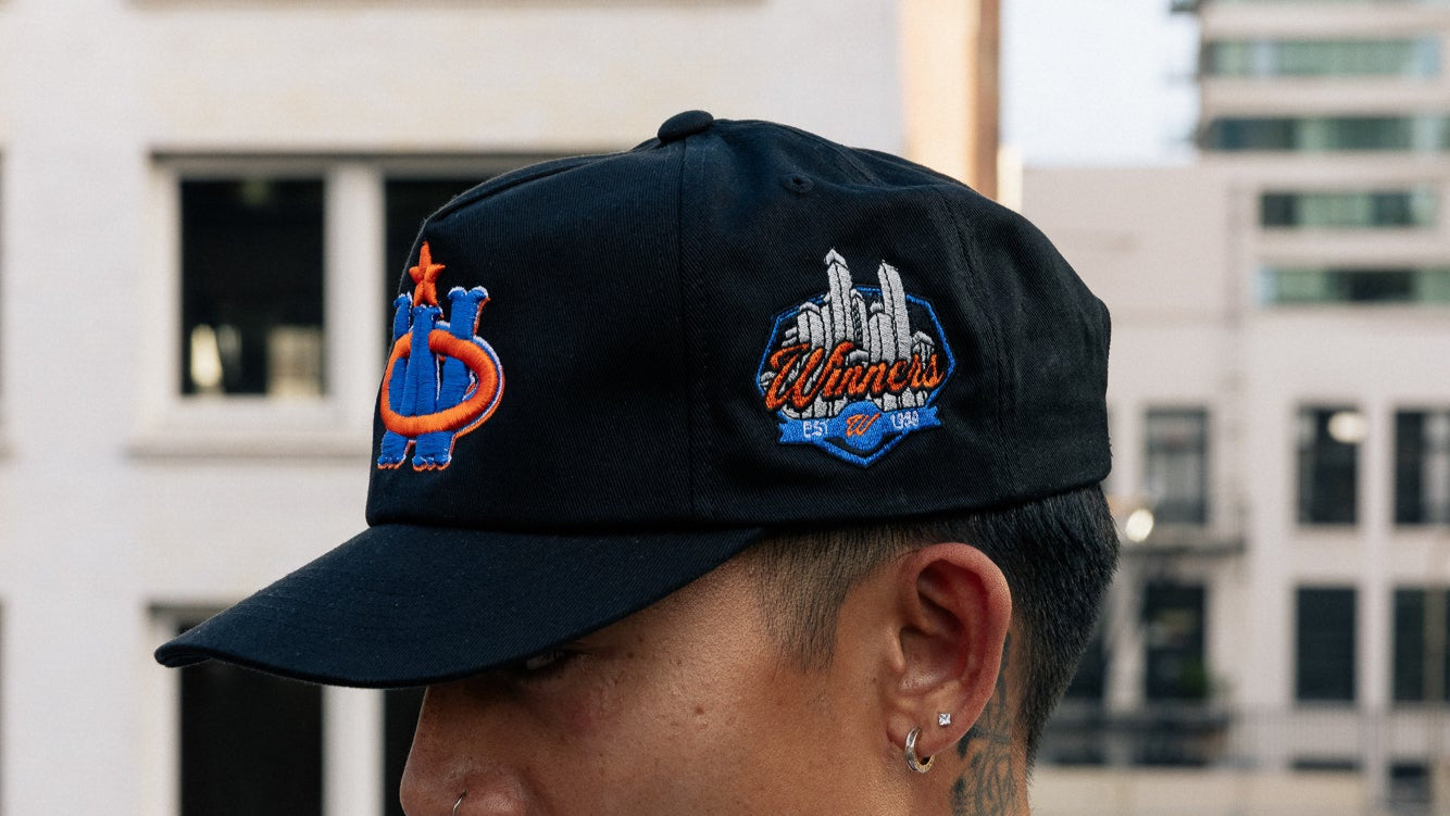 Winner Circle “Empire” Hat – Black/Mets Blue Edition
