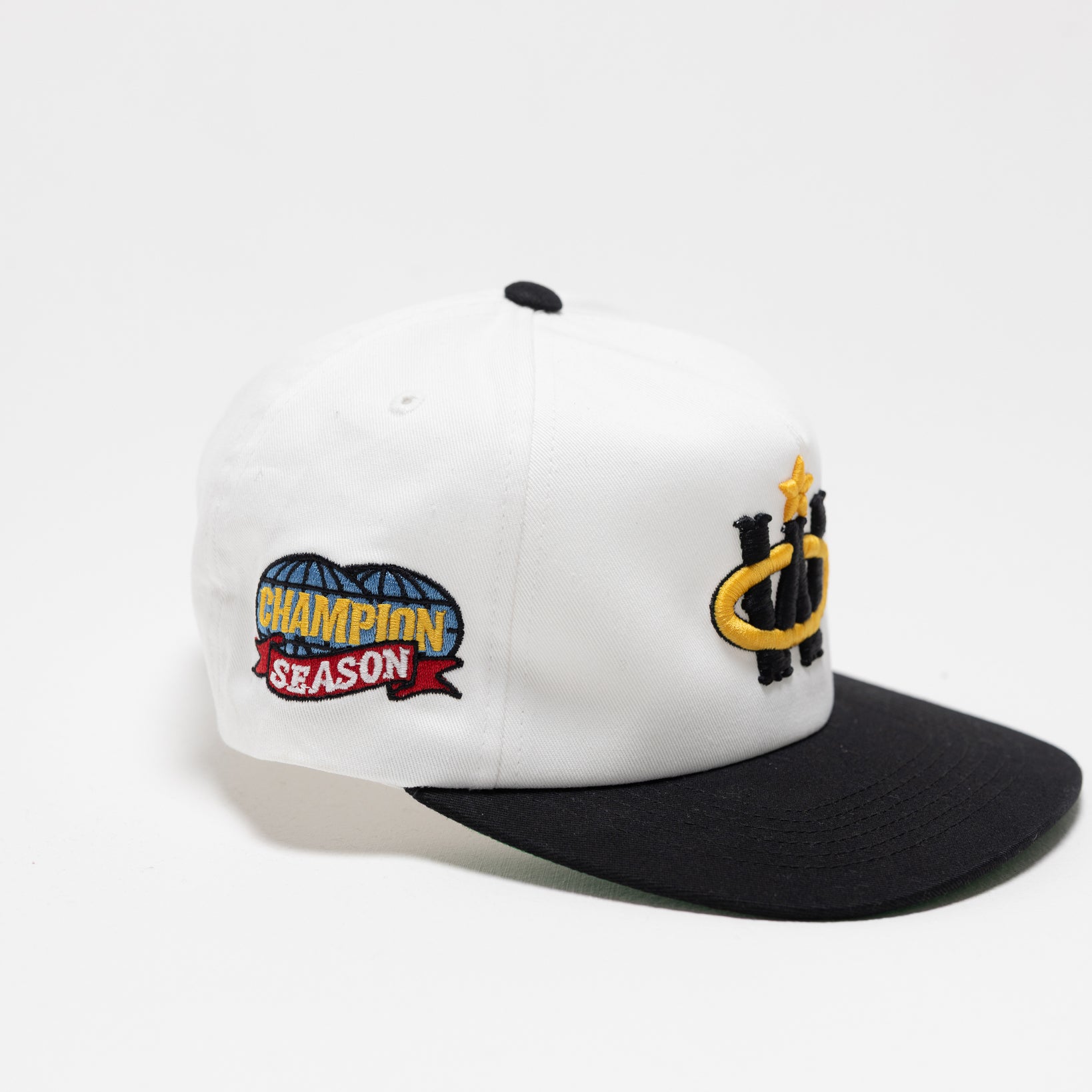 Winner Circle “Crown’d” Hat – White/Black Edition