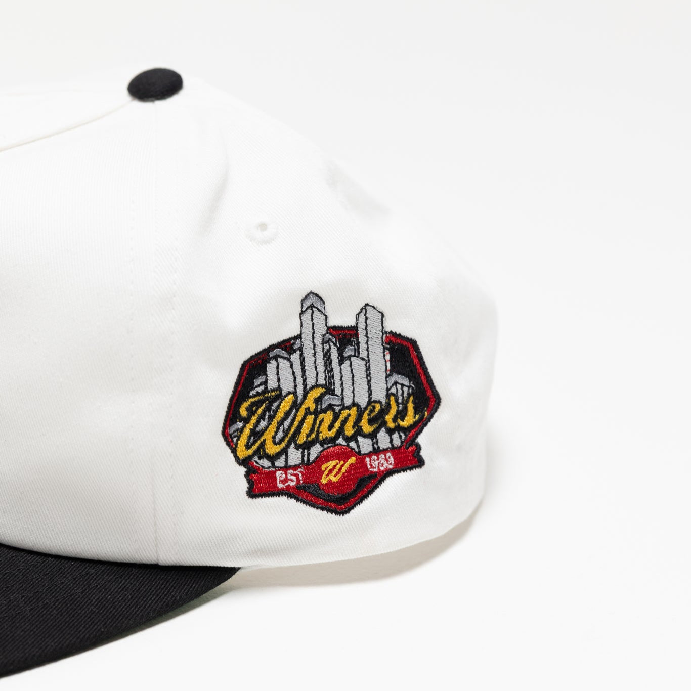 Winner Circle “Crown’d” Hat – White/Black Edition