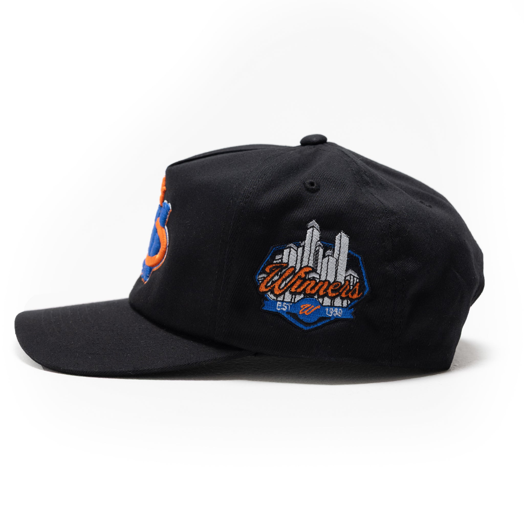 Winner Circle “Empire” Hat – Black/Mets Blue Edition