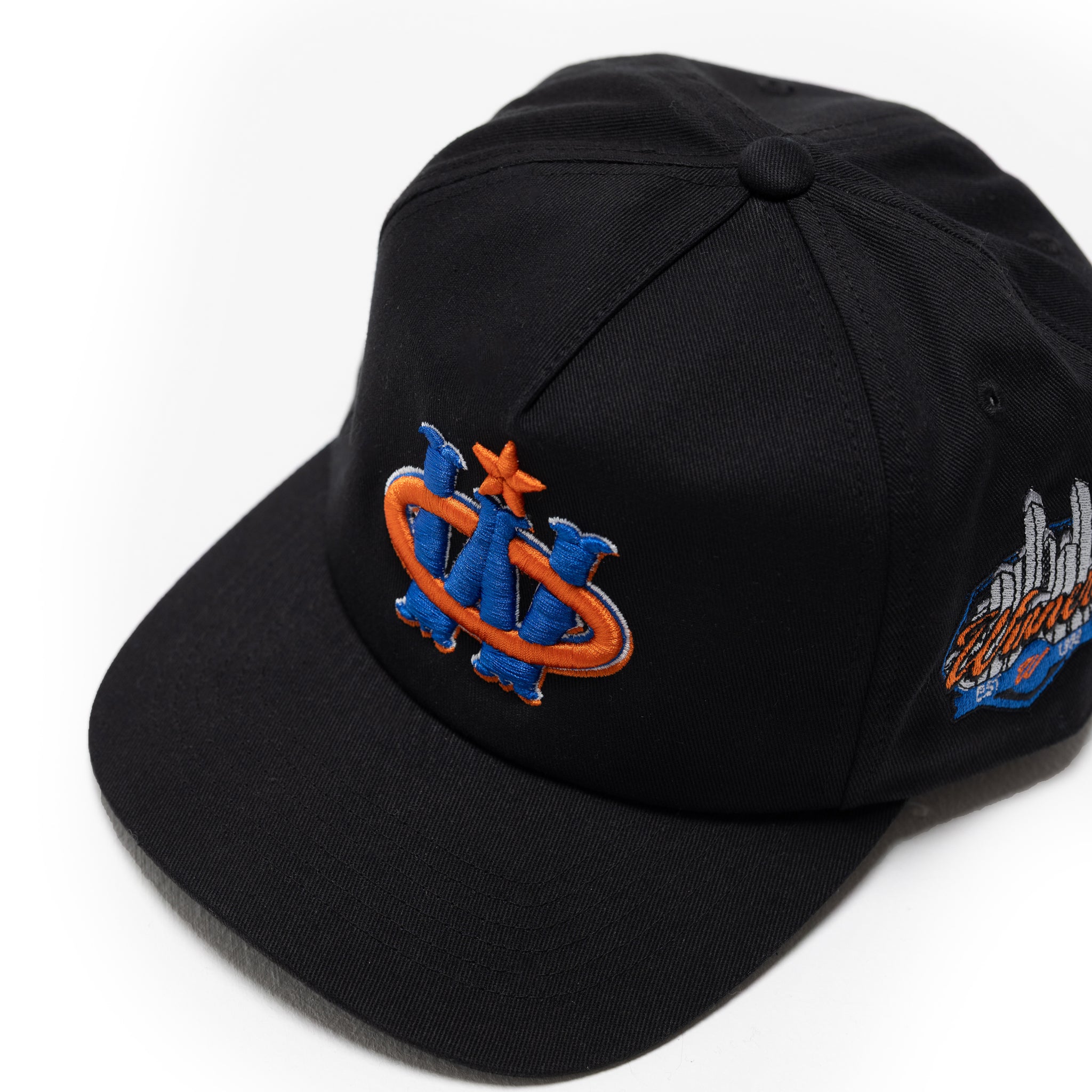 Winner Circle “Empire” Hat – Black/Mets Blue Edition