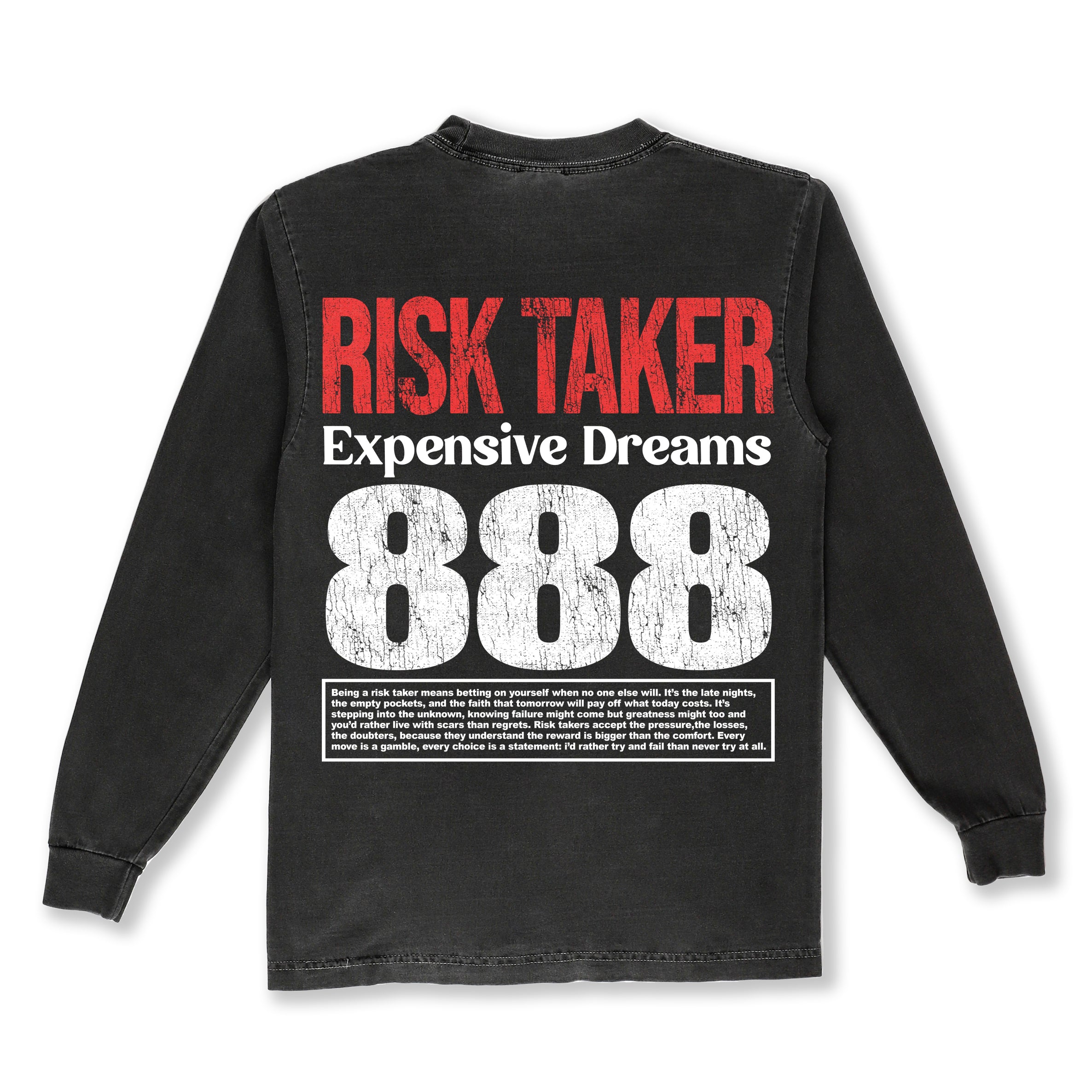 Winner Circle “RISK TAKER” Long Sleeve – Black